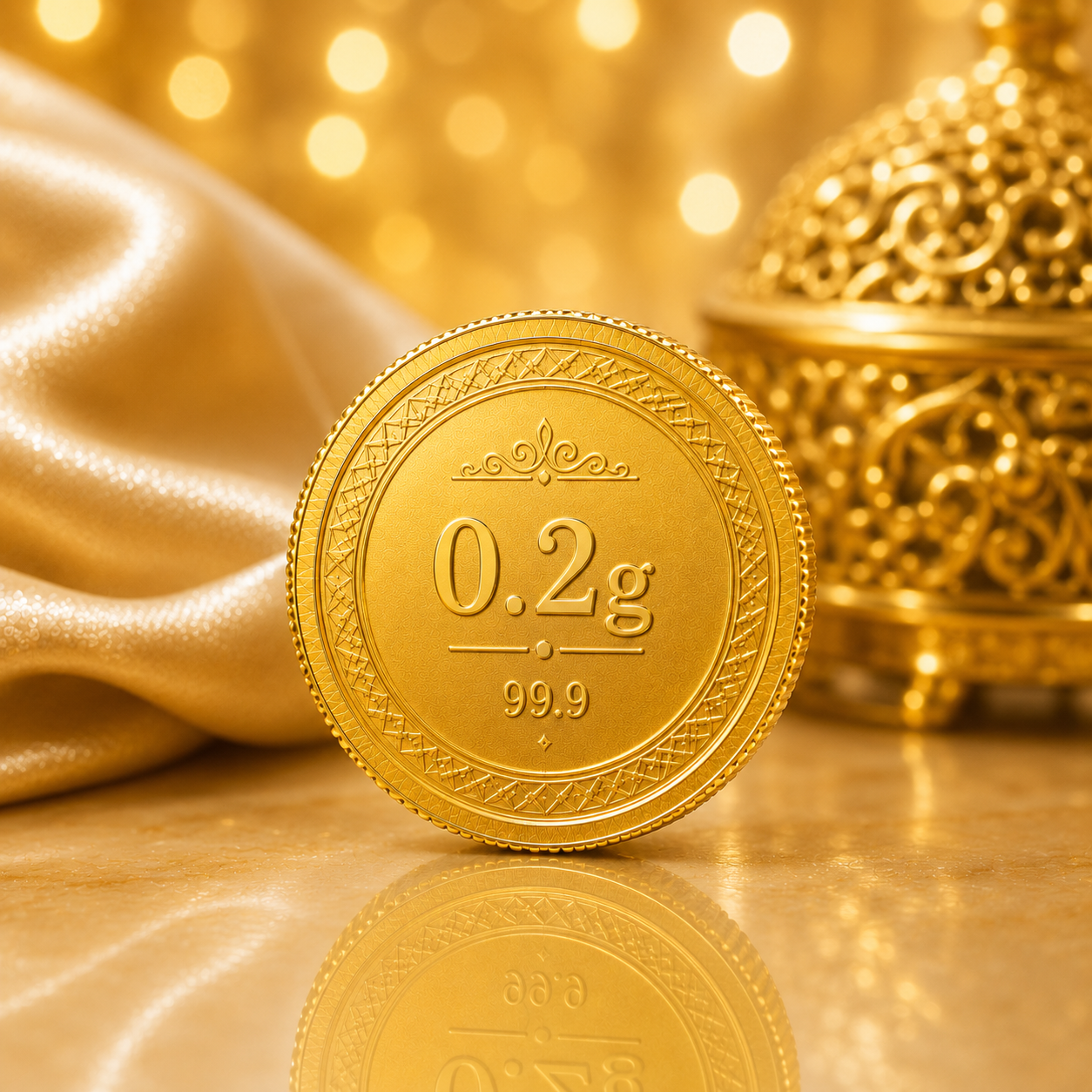 0.2 Gram Gold Coin (99.5%)