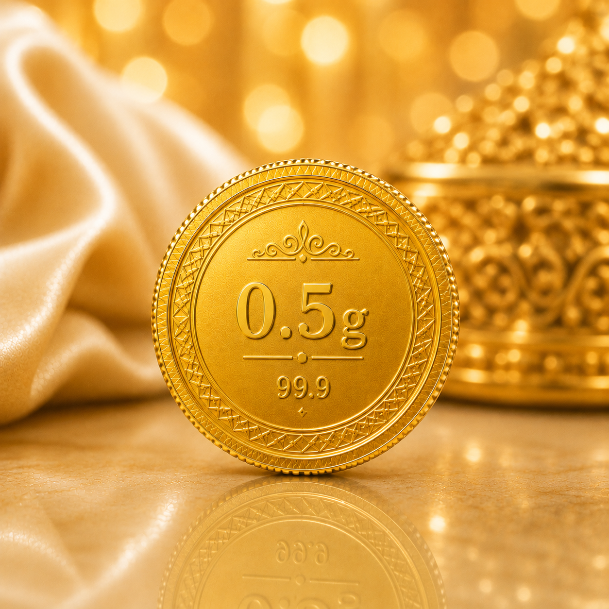 0.5 Gram Gold Coin (99.9%)