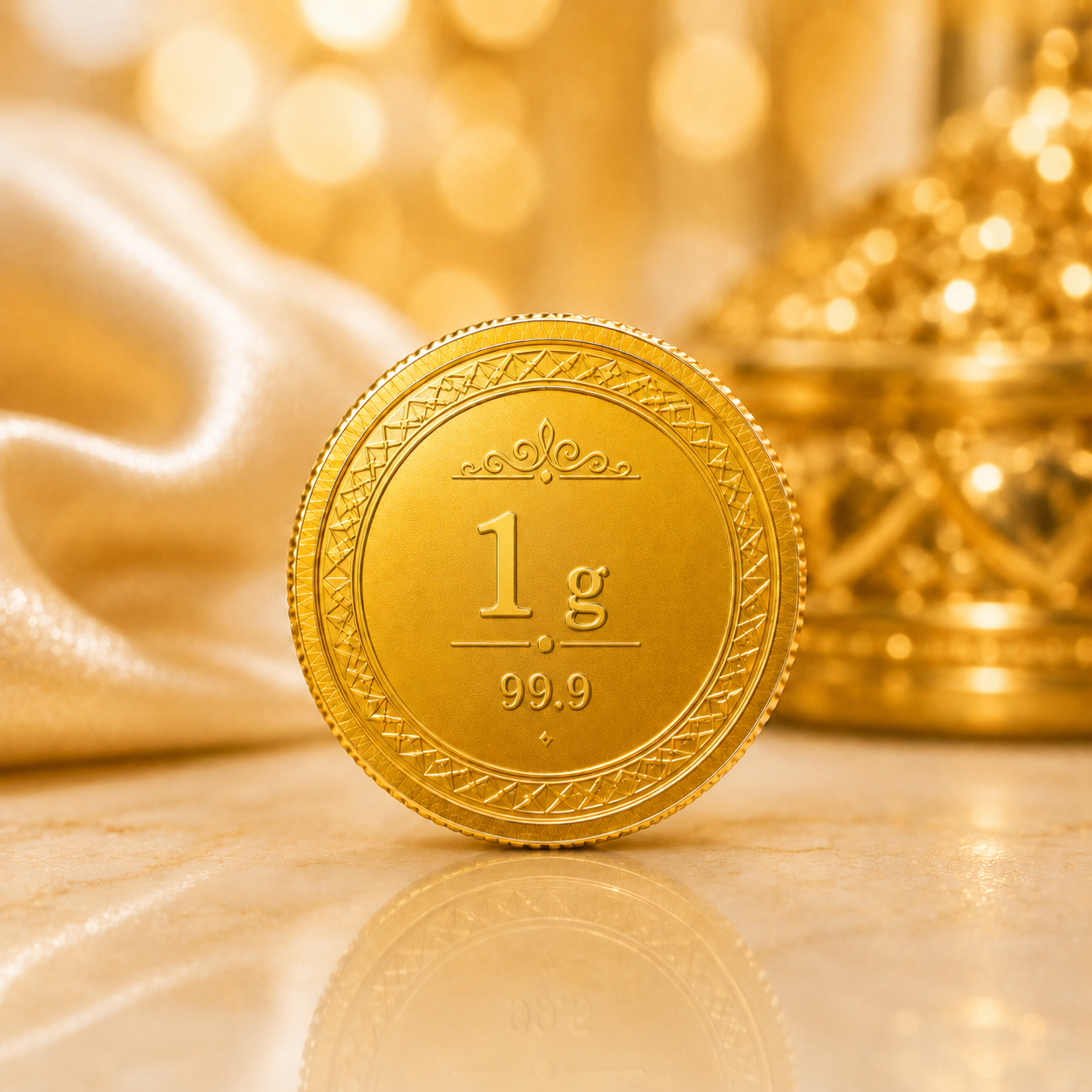 1 Gram Gold Coin (99.9%)