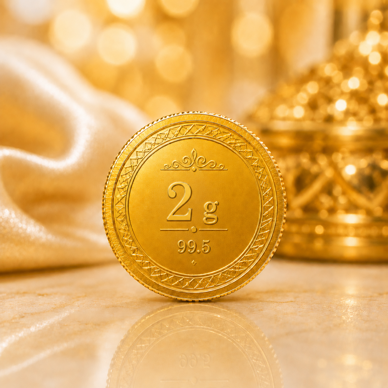 2 Gram Gold Coin (99.5%)