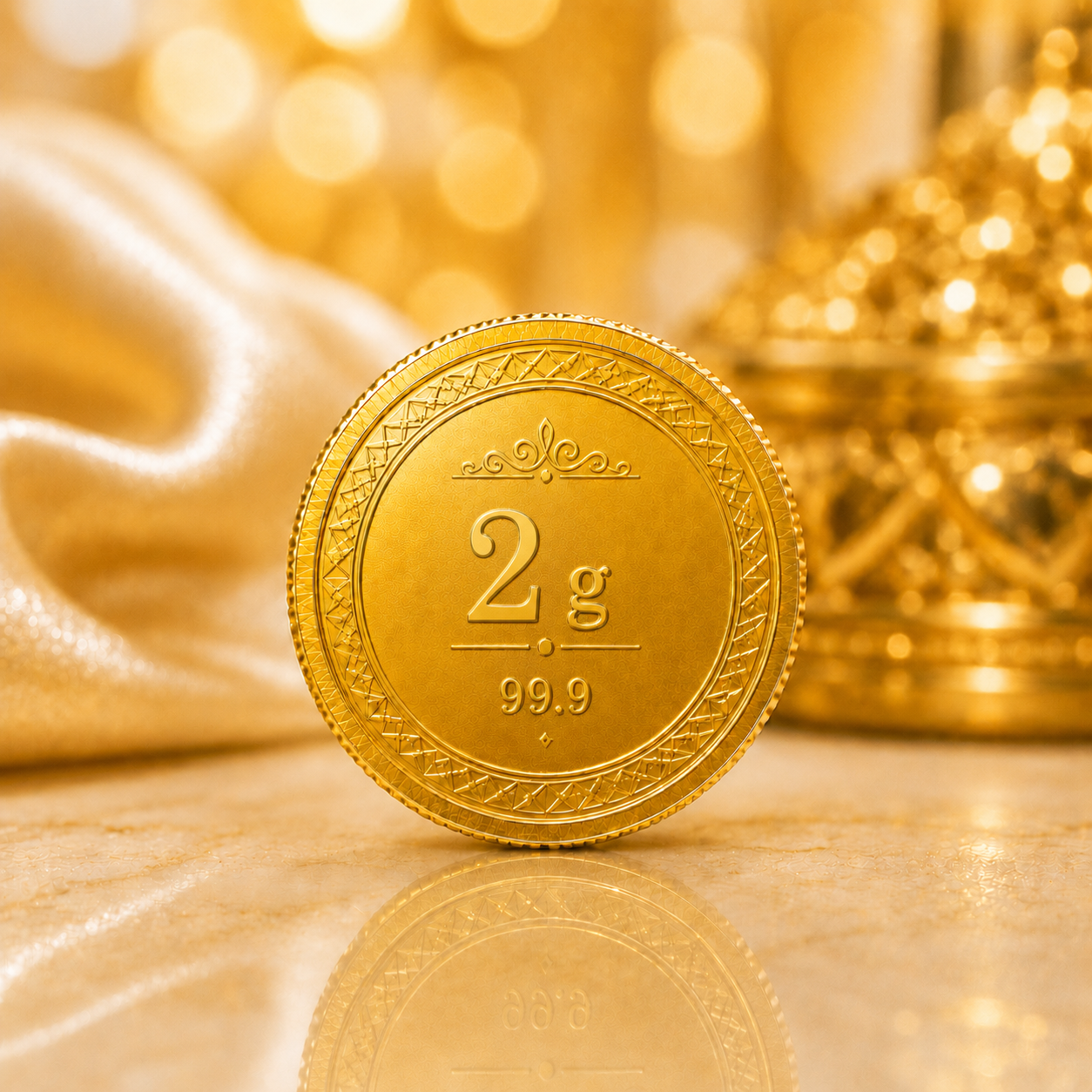 2 Gram Gold Coin (99.9%)