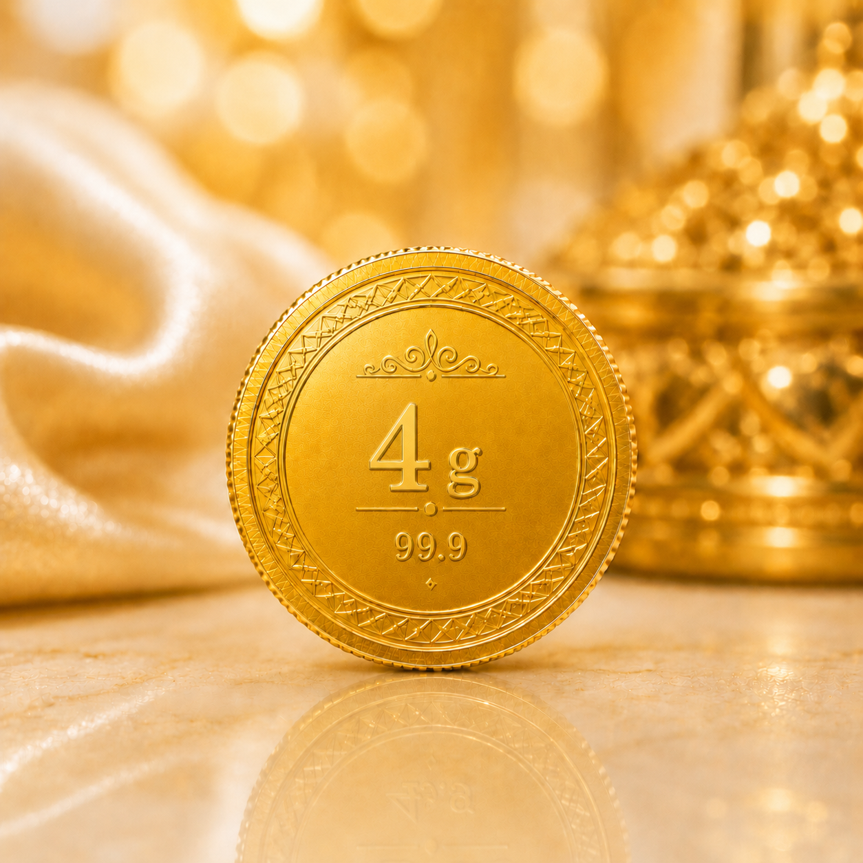 4 Gram Gold Coin (99.9%)