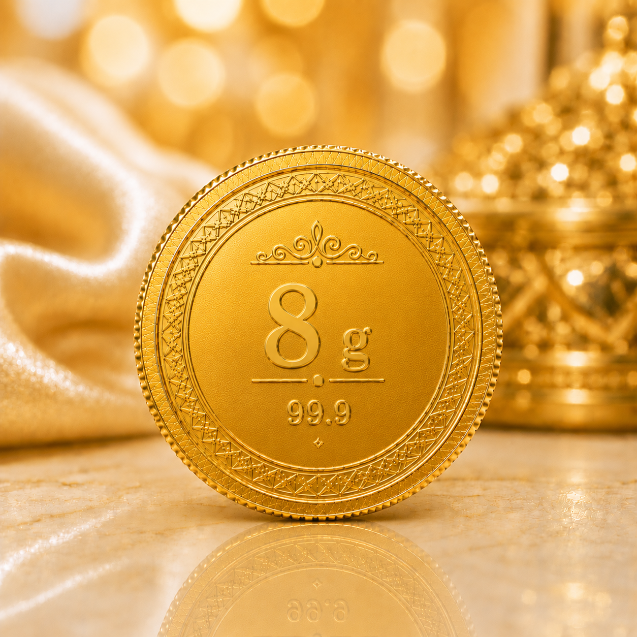 8 Gram Gold Coin (99.9%)