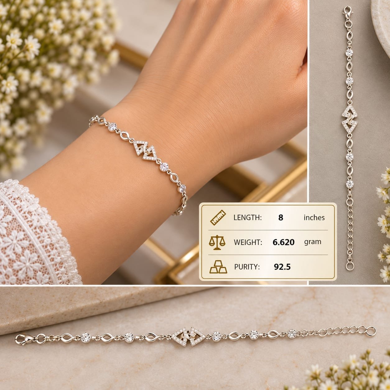 Ladies Silver Bracelet 005