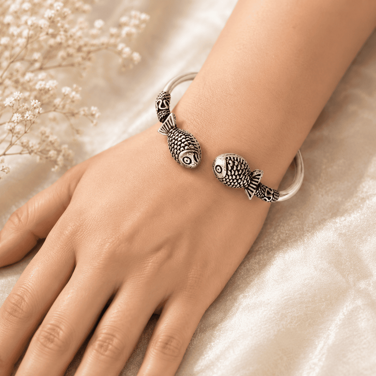 Ladies Silver Kada photo 2