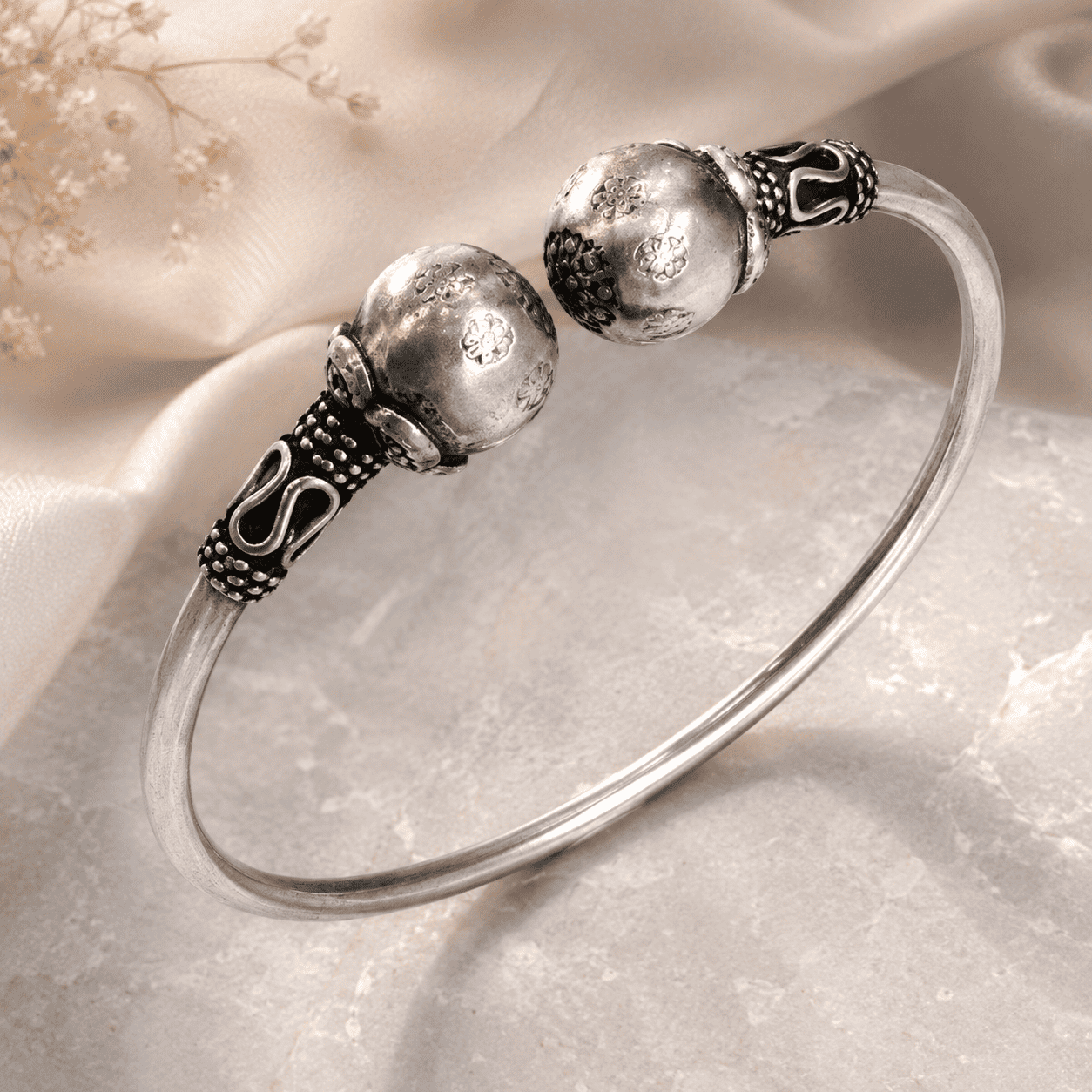 Ladies Silver Kada