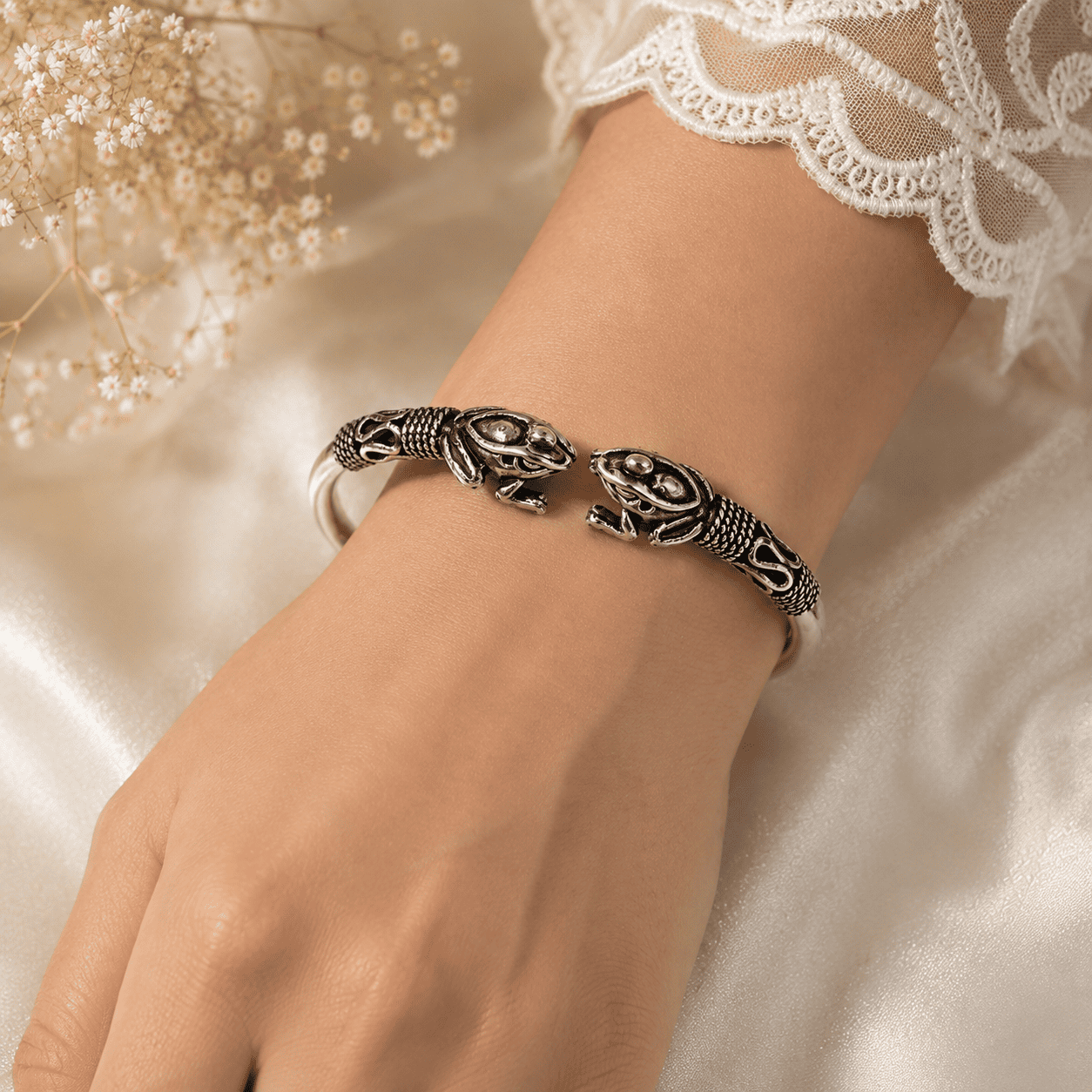 Ladies Silver Kada photo 2