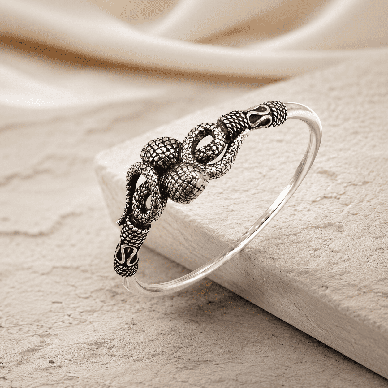 Ladies Silver Kada