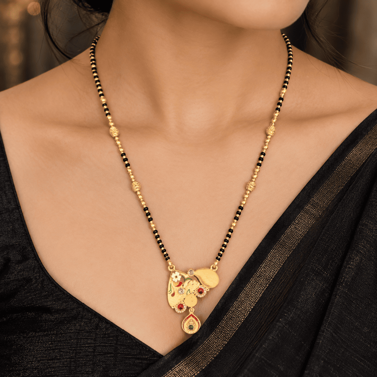 Ladies Silver Mangalsutra