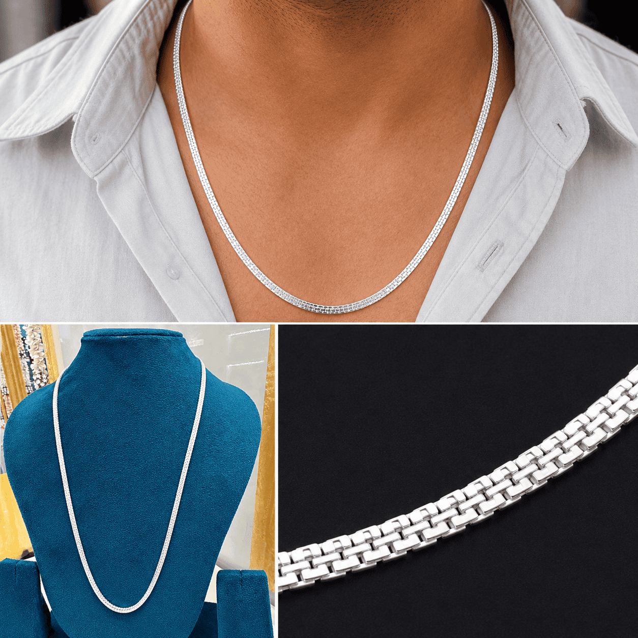 Men’s Silver Chain photo 2