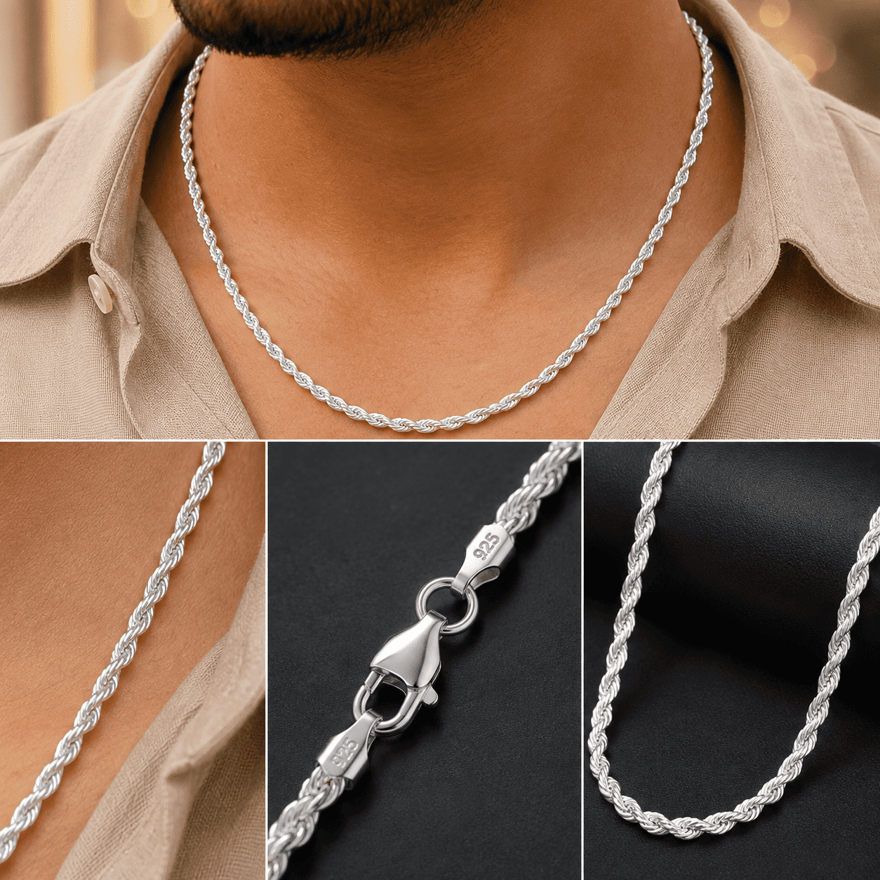 Men’s Silver Chain photo 2