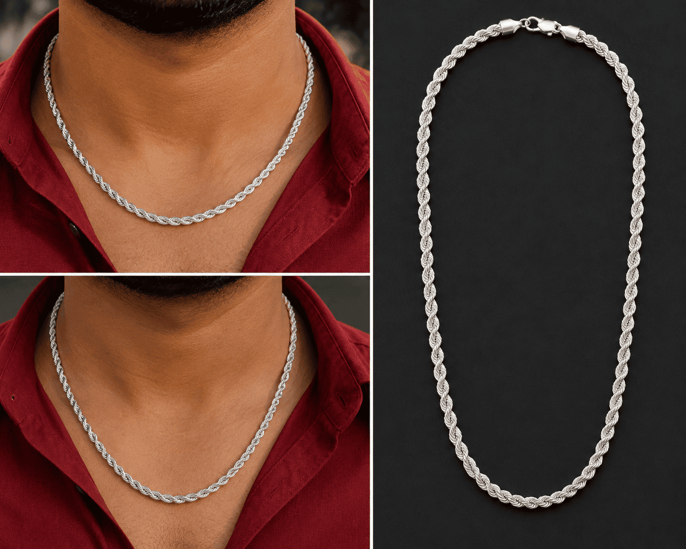 Men’s Silver Chain photo 3